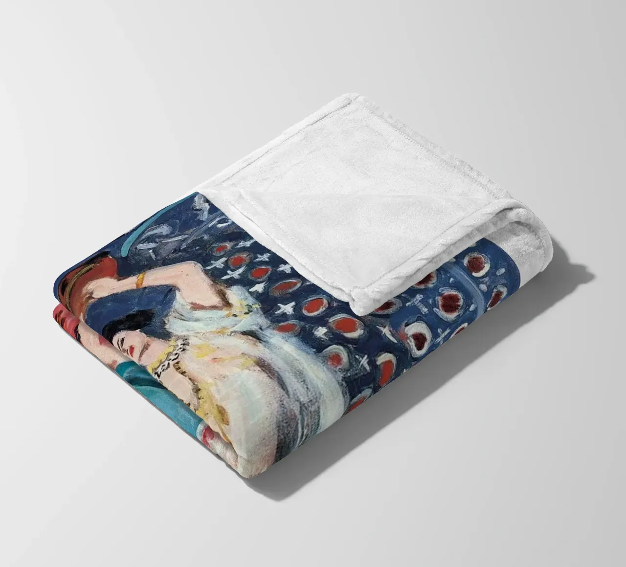 beautiful female dancer fleece blanket by briyan shop