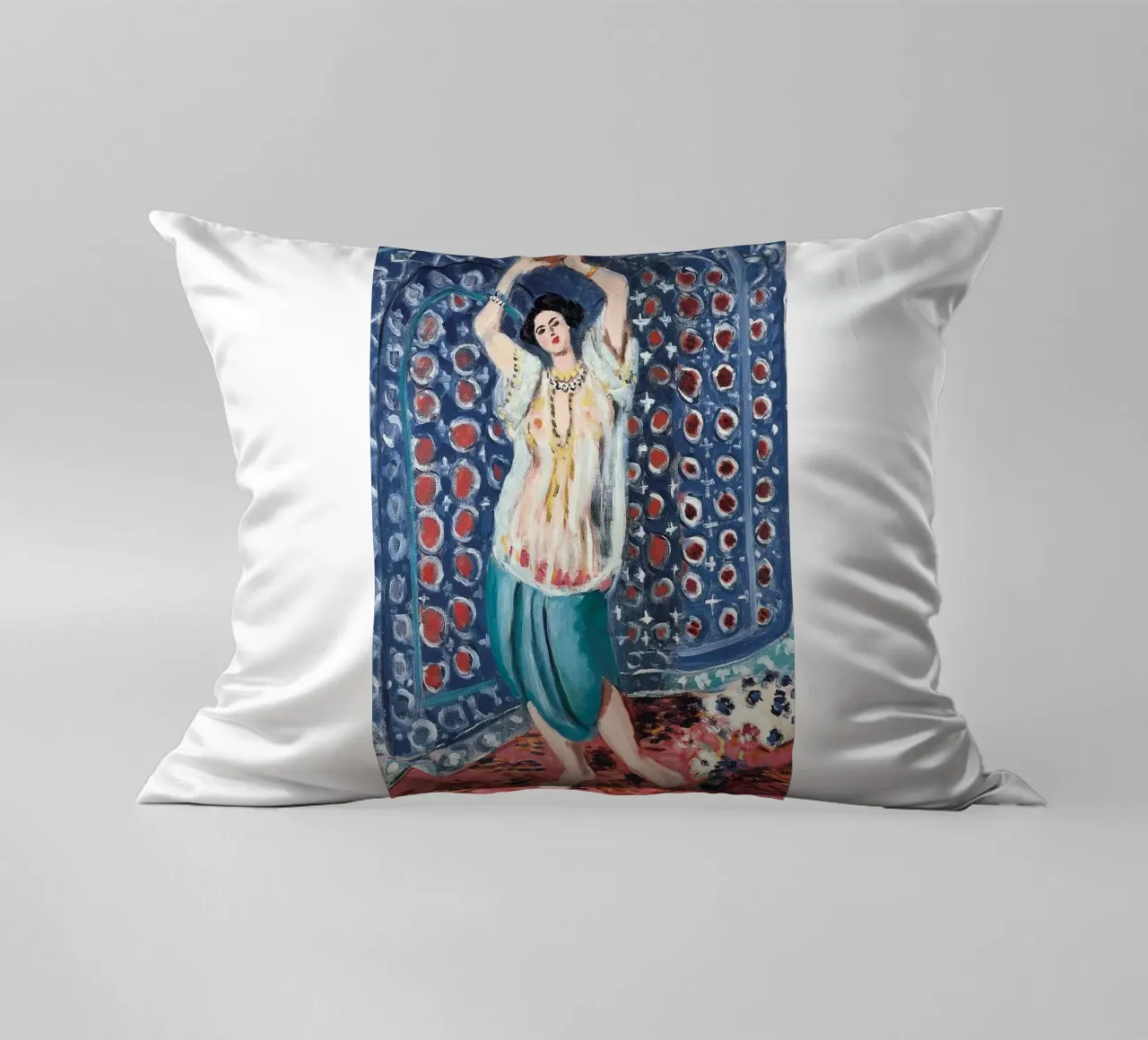 beautiful female dancer decorative cushion by briyan shop