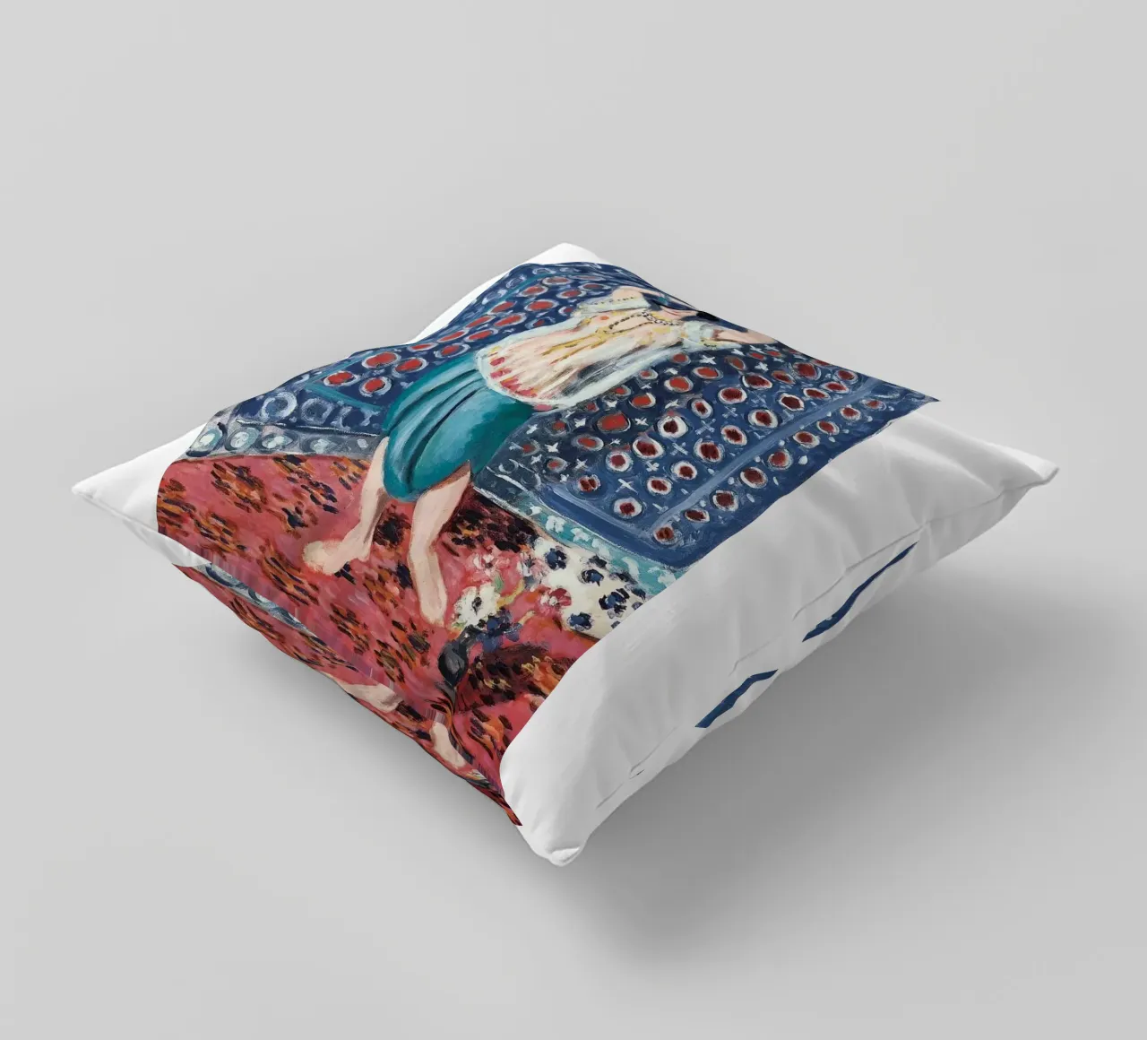 beautiful female dancer decorative cushion by briyan shop