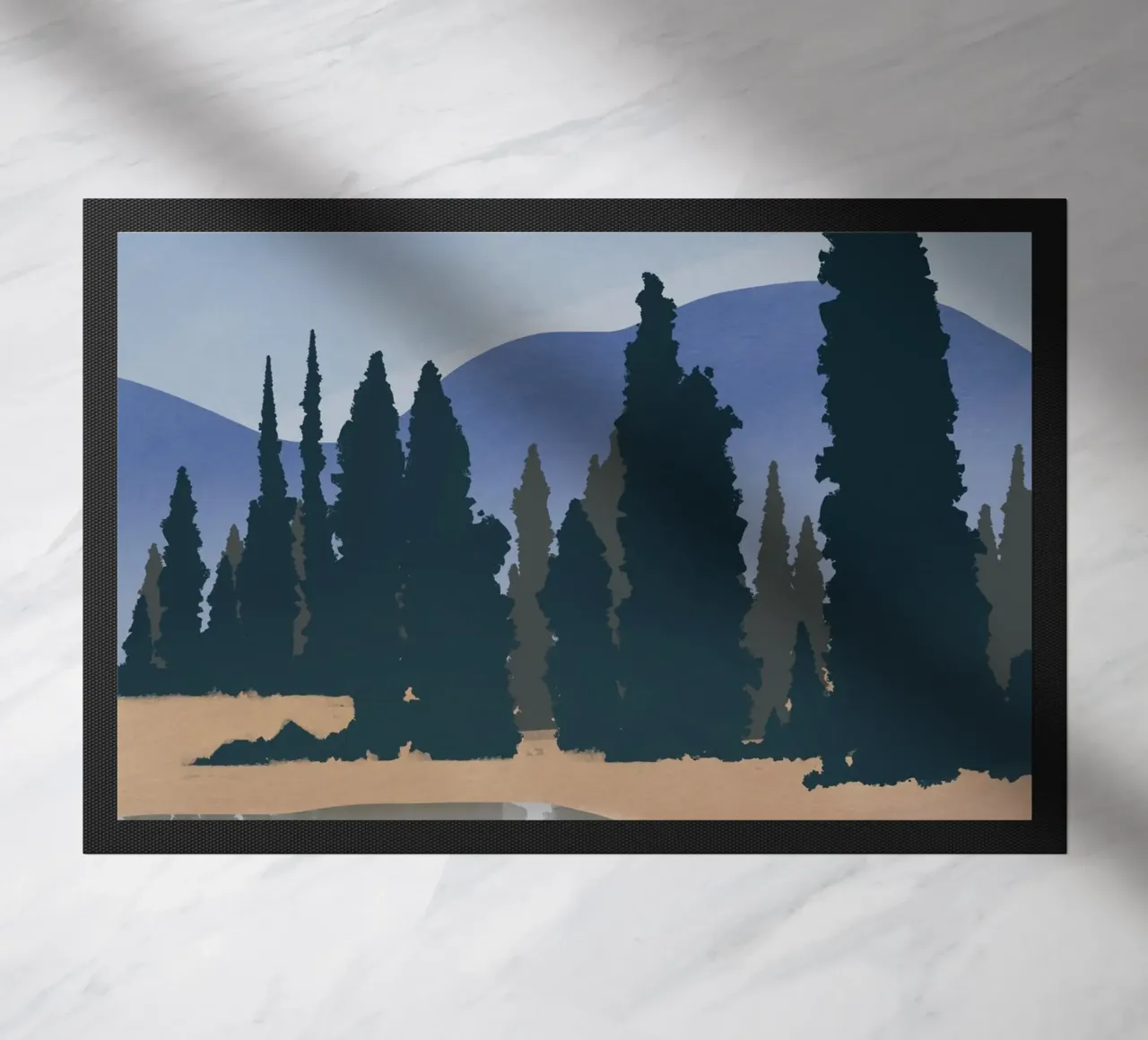 Wilderness doormat by Little Dean