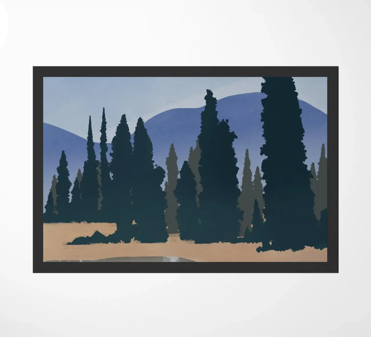 Wilderness doormat by Little Dean