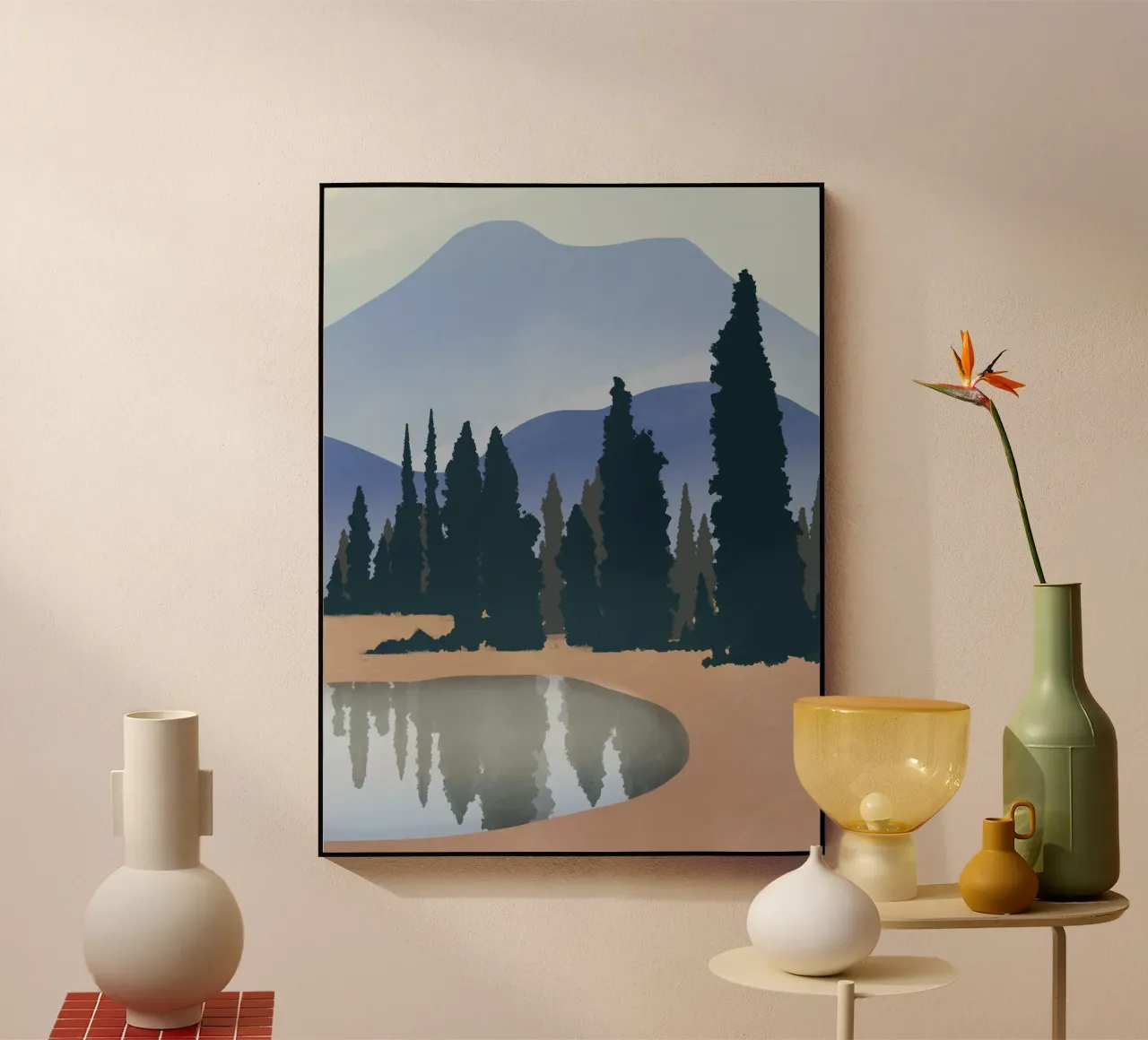 Wilderness acryl van Little Dean