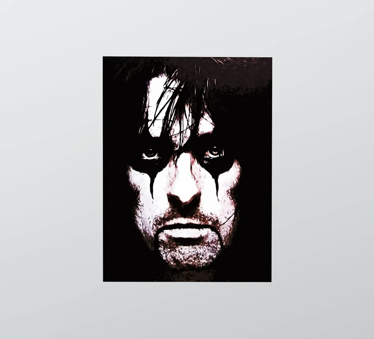 alice cooper 2 Art Print sticker by music soul