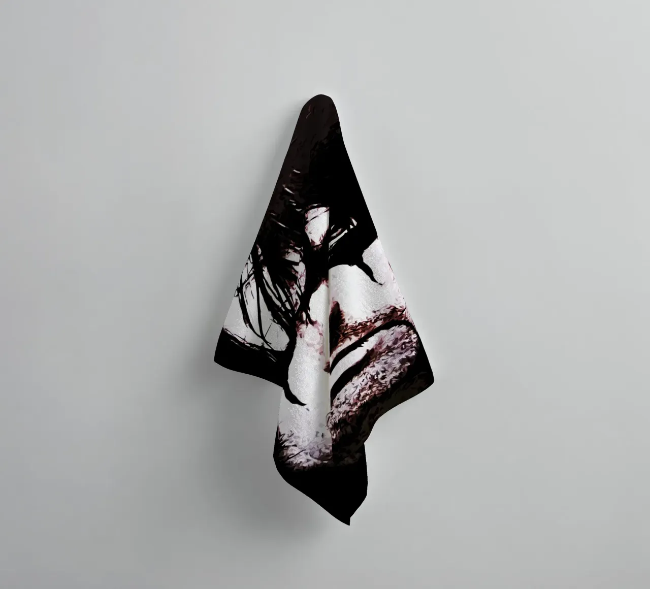 alice cooper 2 Art Print towel by music soul