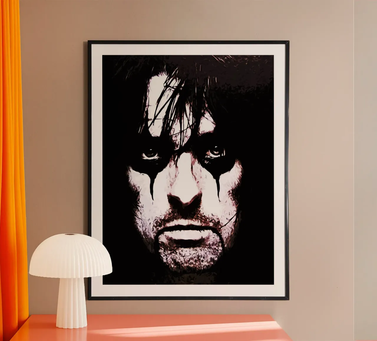 alice cooper 2 Art Print poster by music soul