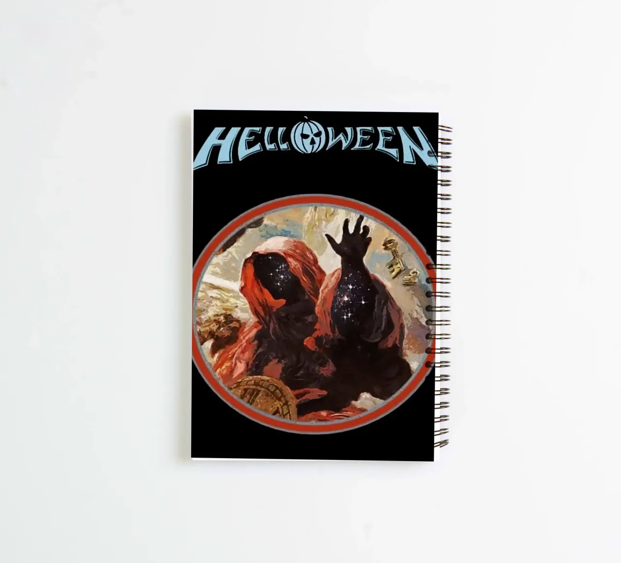 Helloween band spiral notebook by vanhesling