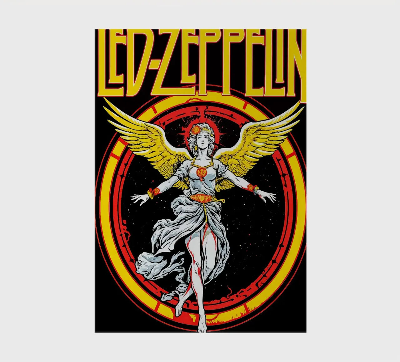 Le groupe Led Zeppelin carnet de notes de vanhesling