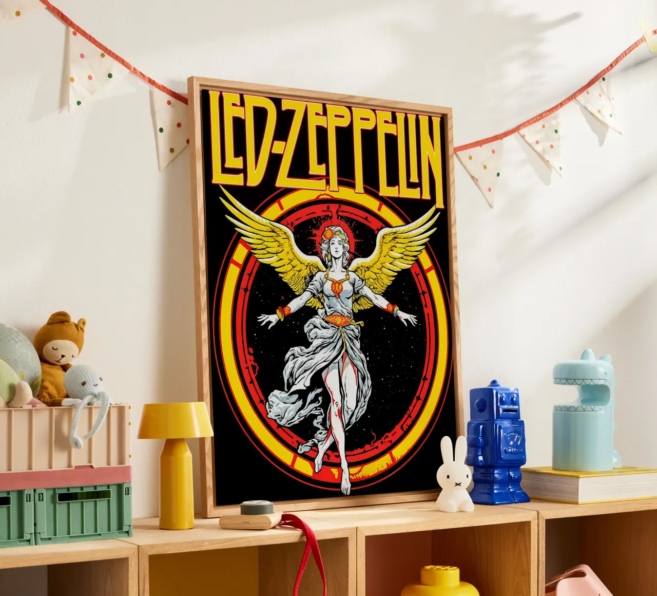 Le groupe Led Zeppelin plexiglas de vanhesling