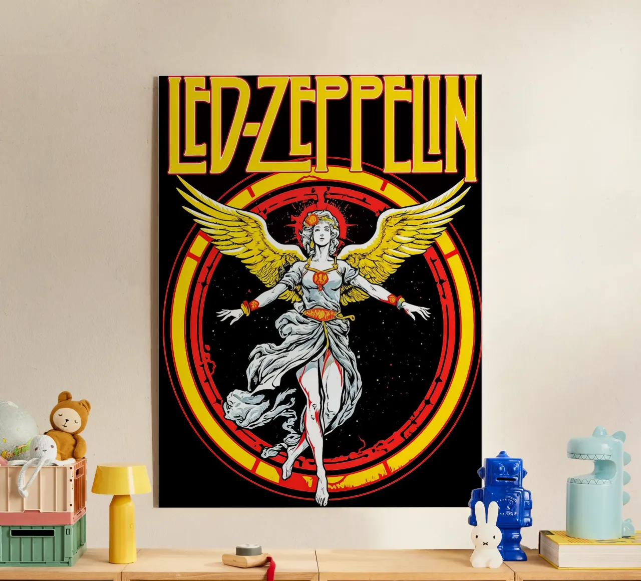 Le groupe Led Zeppelin plexiglas de vanhesling