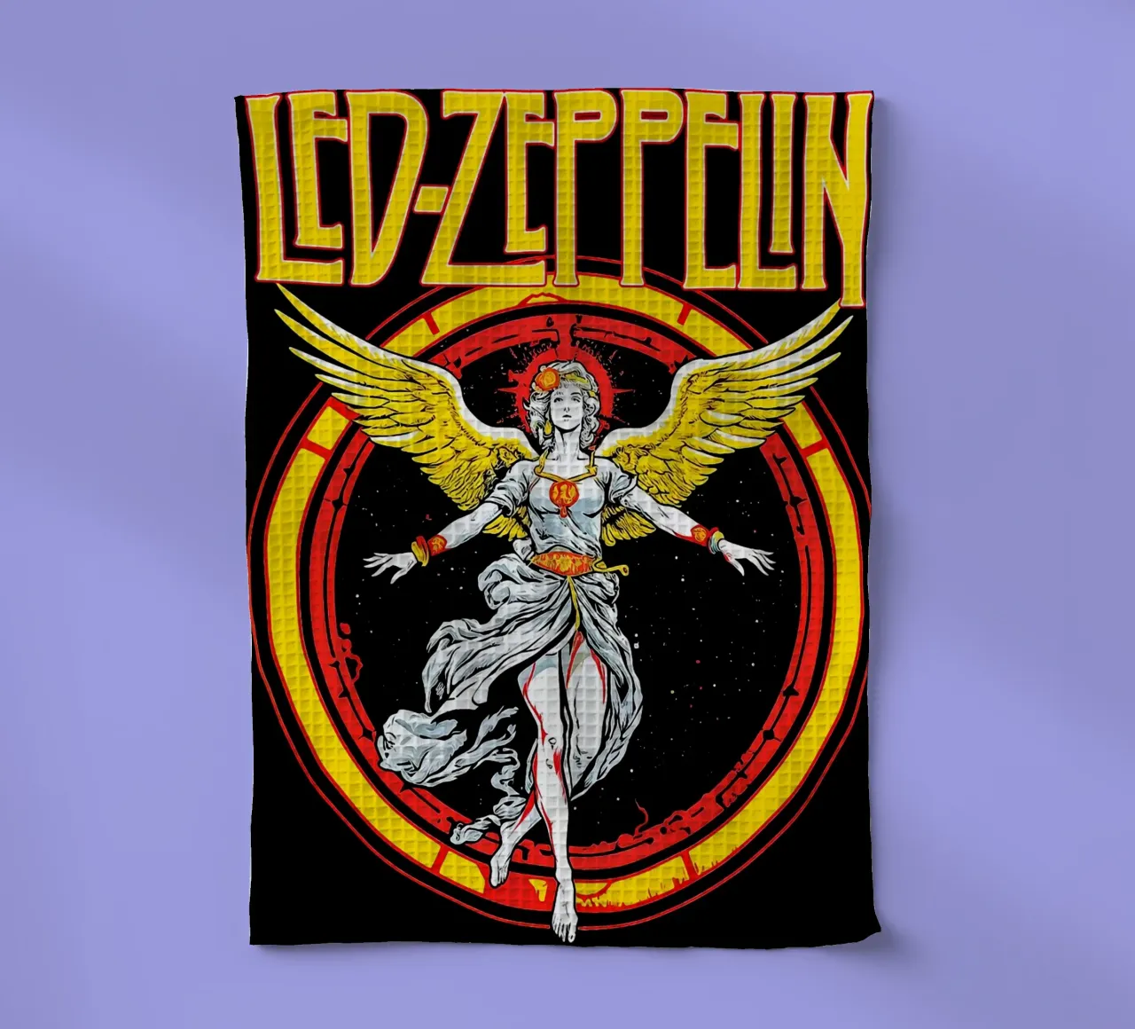Le groupe Led Zeppelin torchon de vanhesling