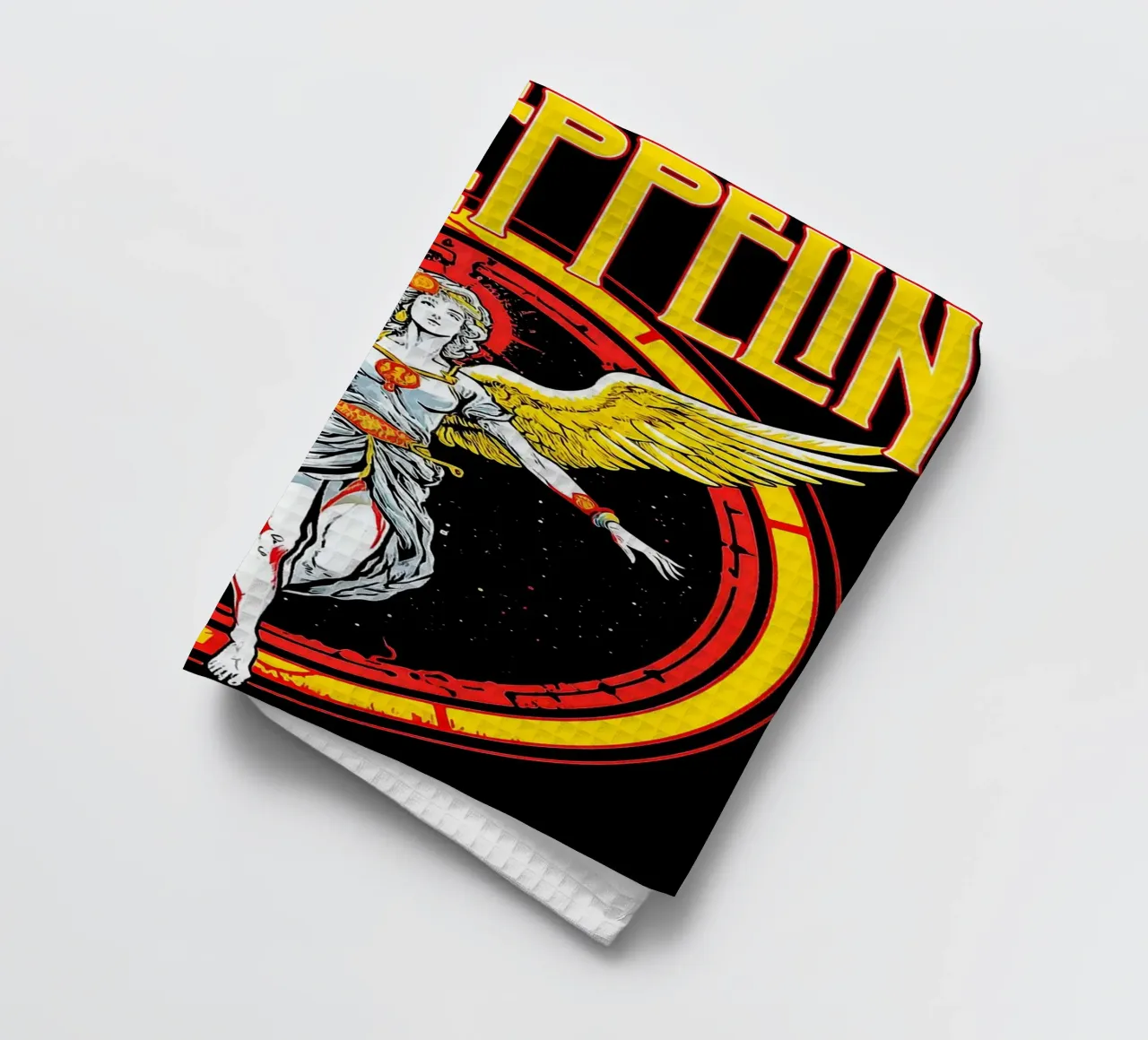 Le groupe Led Zeppelin torchon de vanhesling