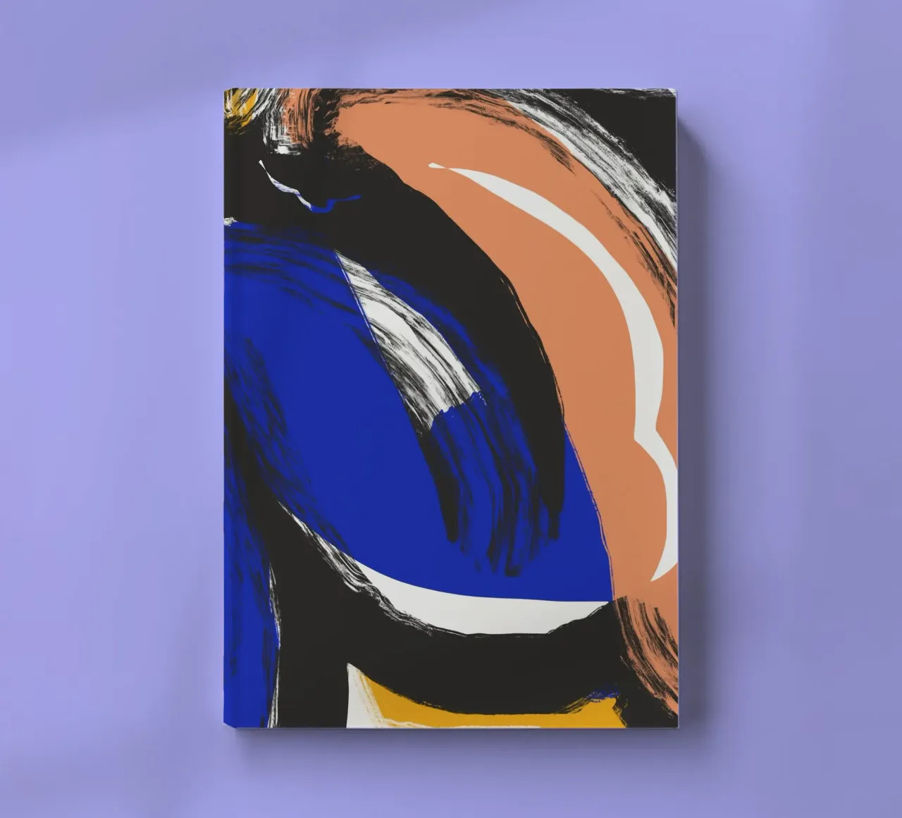 Nude abstract maximalist 02 notebook by Little Dean