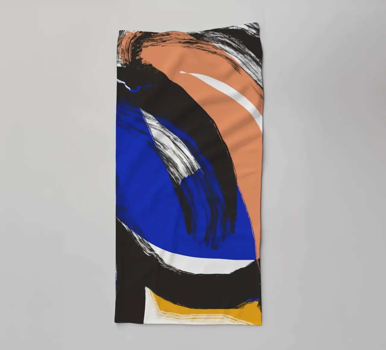 Nude abstract maximalist 02 towel by Little Dean