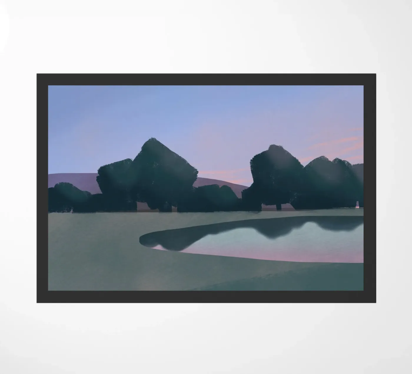 Evening serenity paillasson de Little Dean