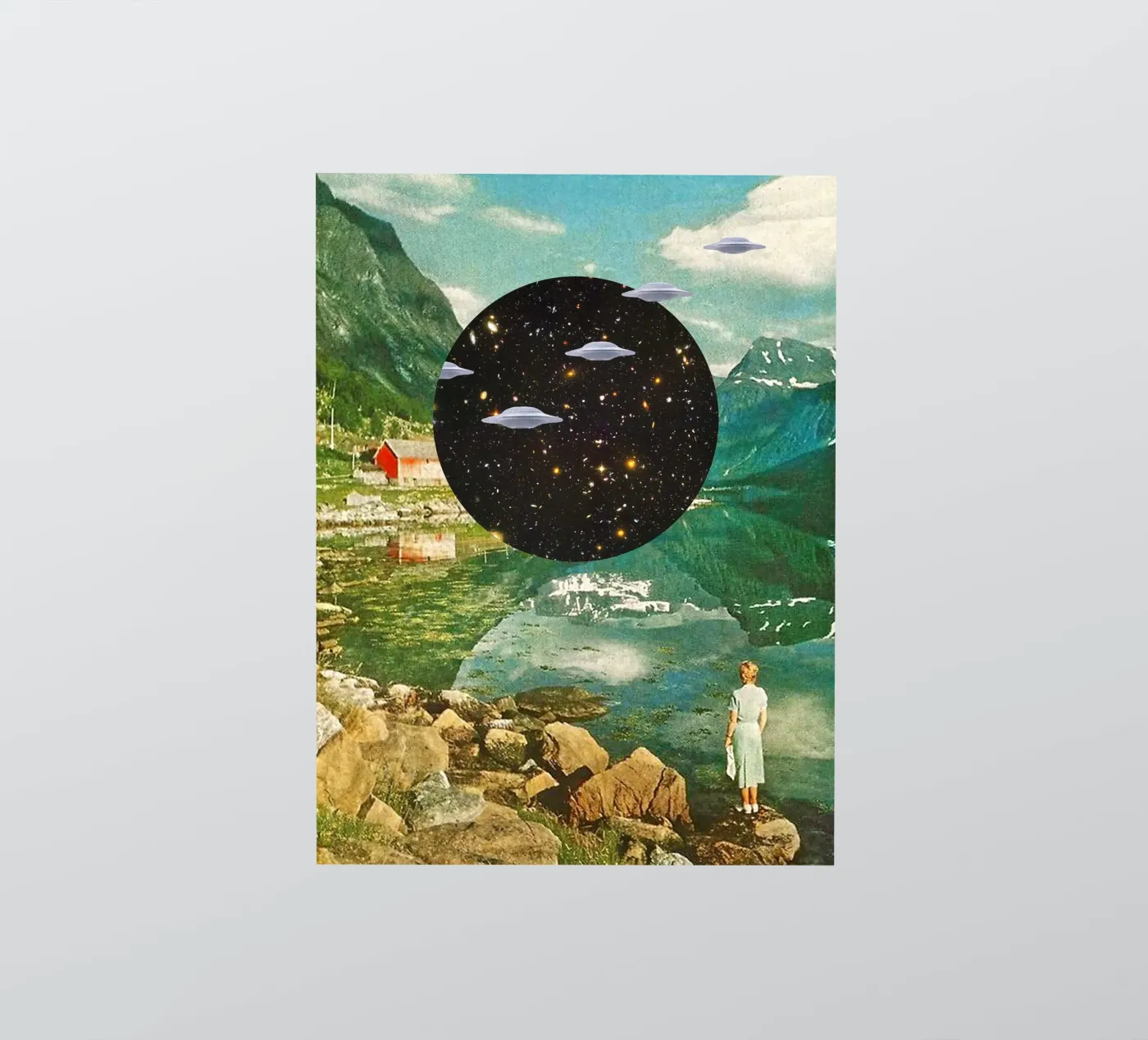 Alien Escapade adesivo da MsGonzalez