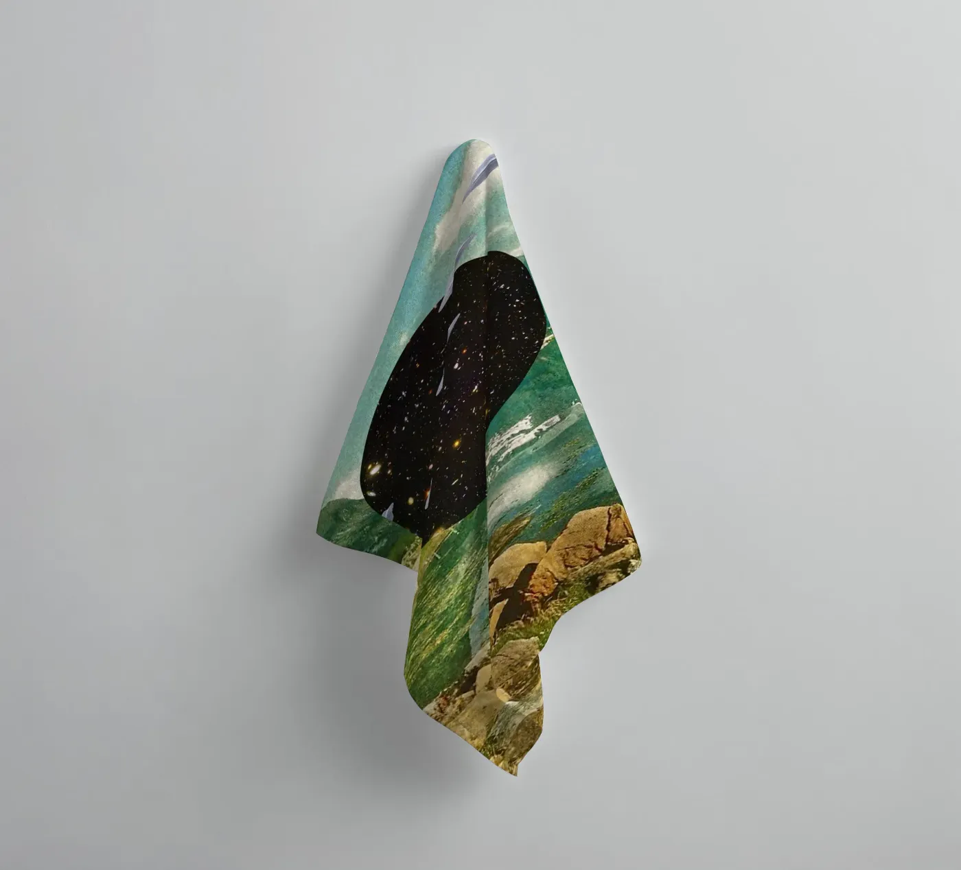 Alien Escapade towel by MsGonzalez