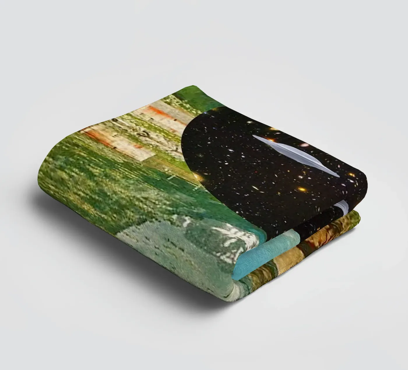 Alien Escapade towel by MsGonzalez