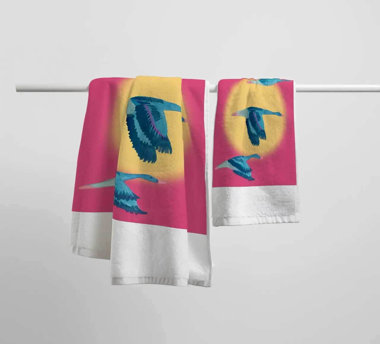Oche selvatiche asciugamano da bagno da Nica Colorie