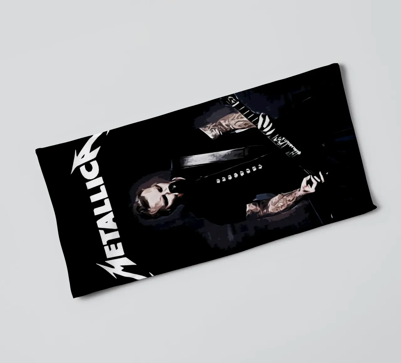 James Hetfield Metallichead groupe musique 33 Art serviette de bain de music soul