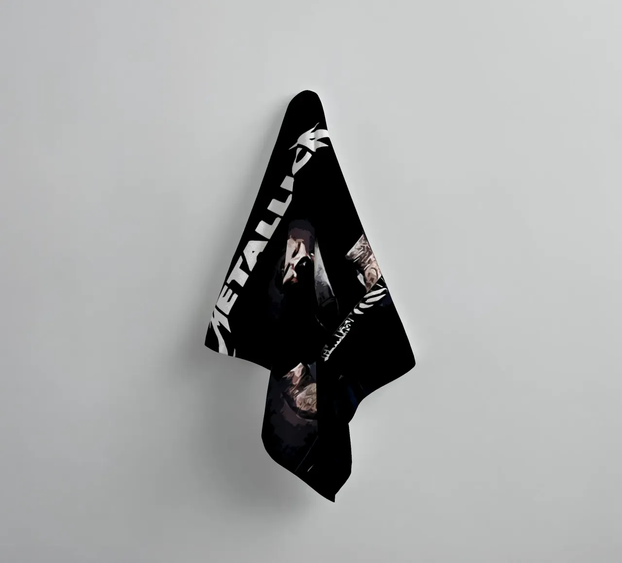 James Hetfield Metallichead groupe musique 33 Art serviette de bain de music soul