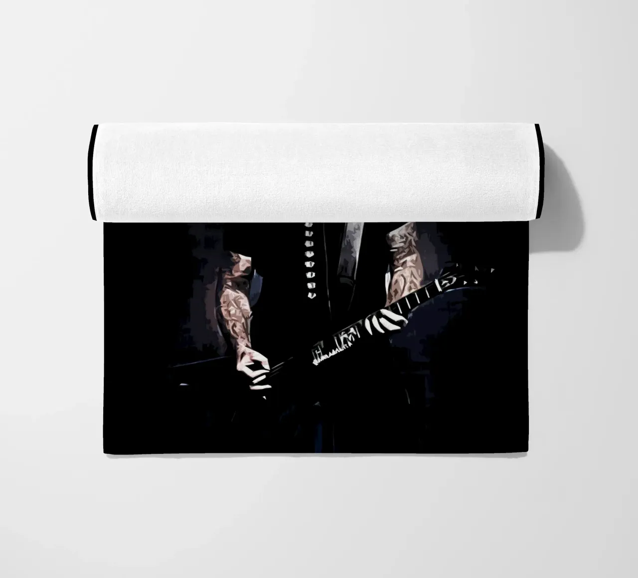 James Hetfield Metallichead Band Musik 33 Kunst Strandtuch von music soul