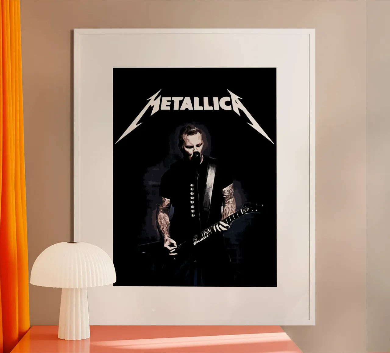 James Hetfield Metallichead groupe musique 33 Art hahnemühle de music soul