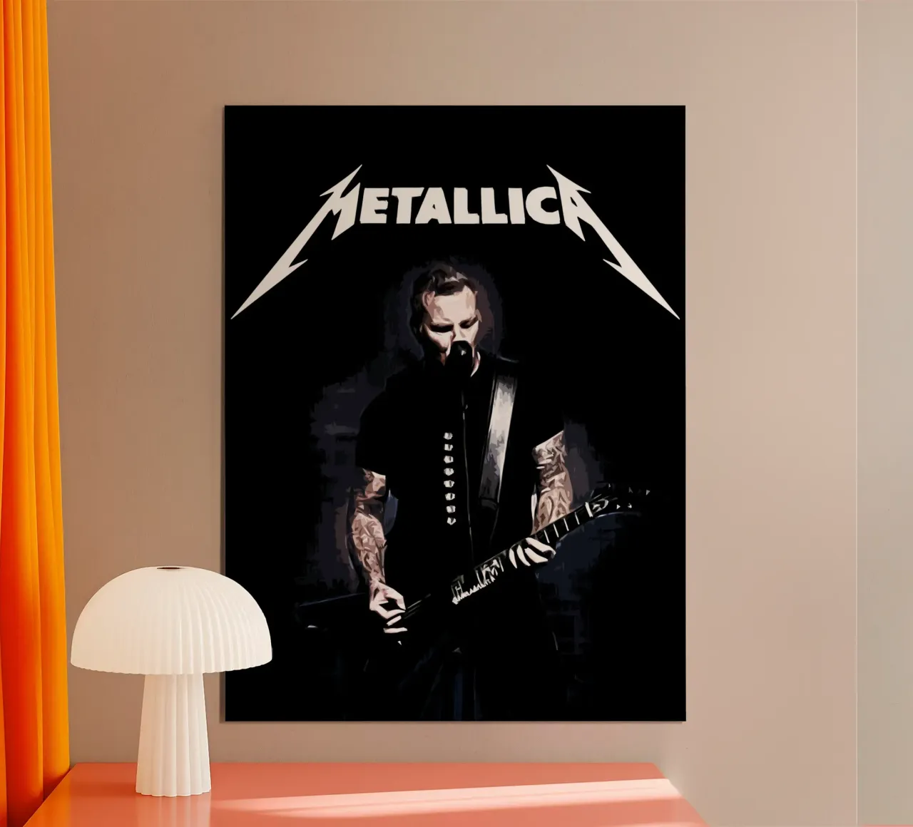 James Hetfield Metallichead groupe musique 33 Art hahnemühle de music soul