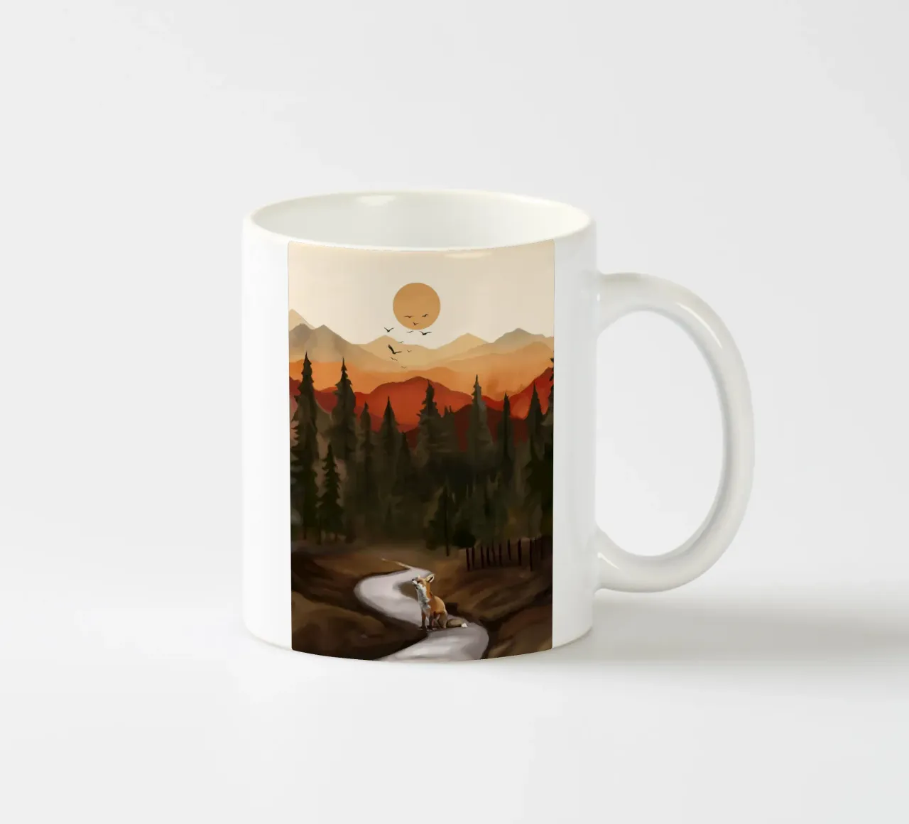 Whispering Pines tazza in ceramica da Nadjaa