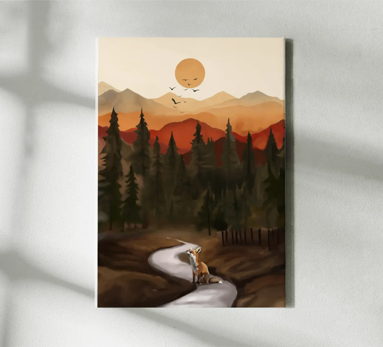 Whispering Pines canvas by Nadjaa