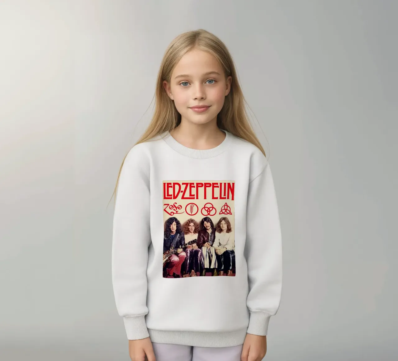 La band dei Led Zeppelin felpa bambino da vanhesling