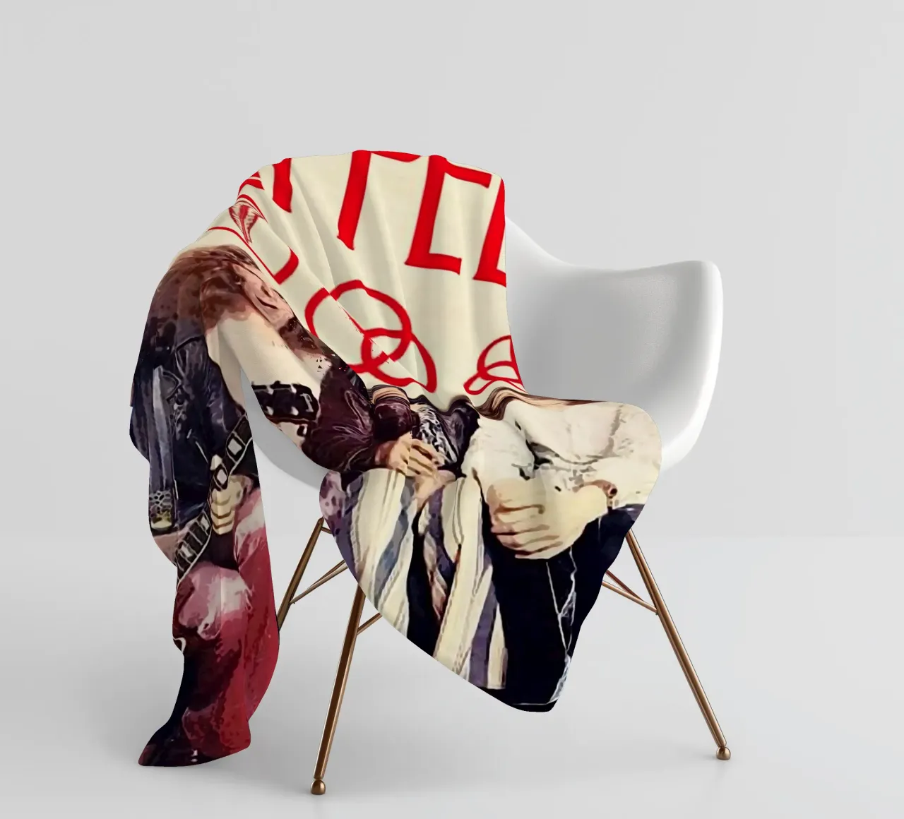 Le groupe Led Zeppelin plaid polaire de vanhesling