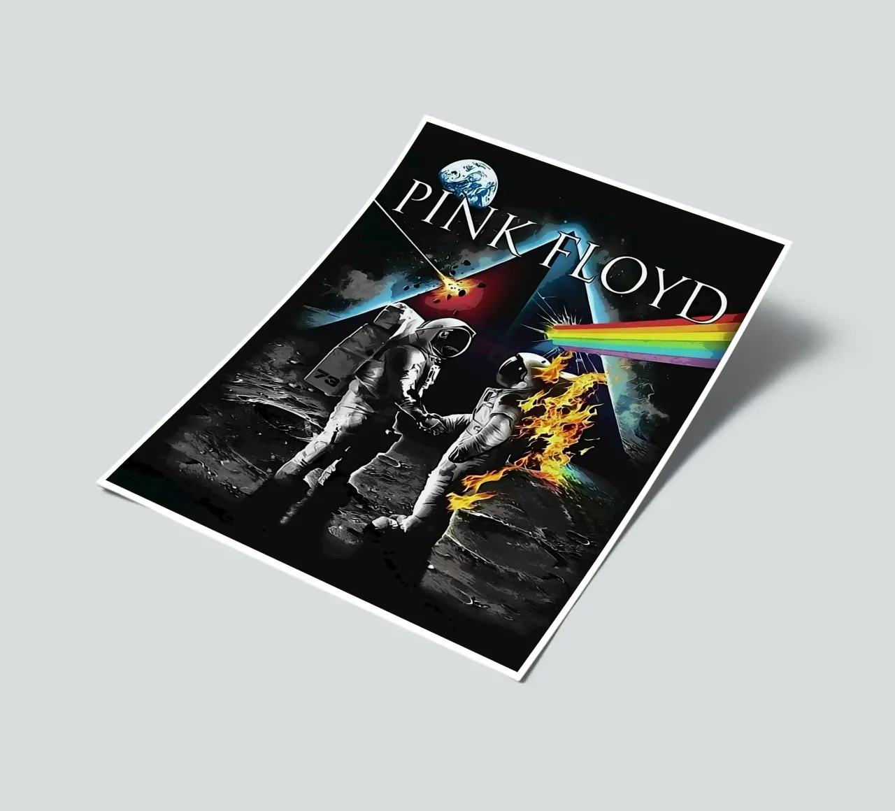 pink floyd band sticker sheet by vanhesling