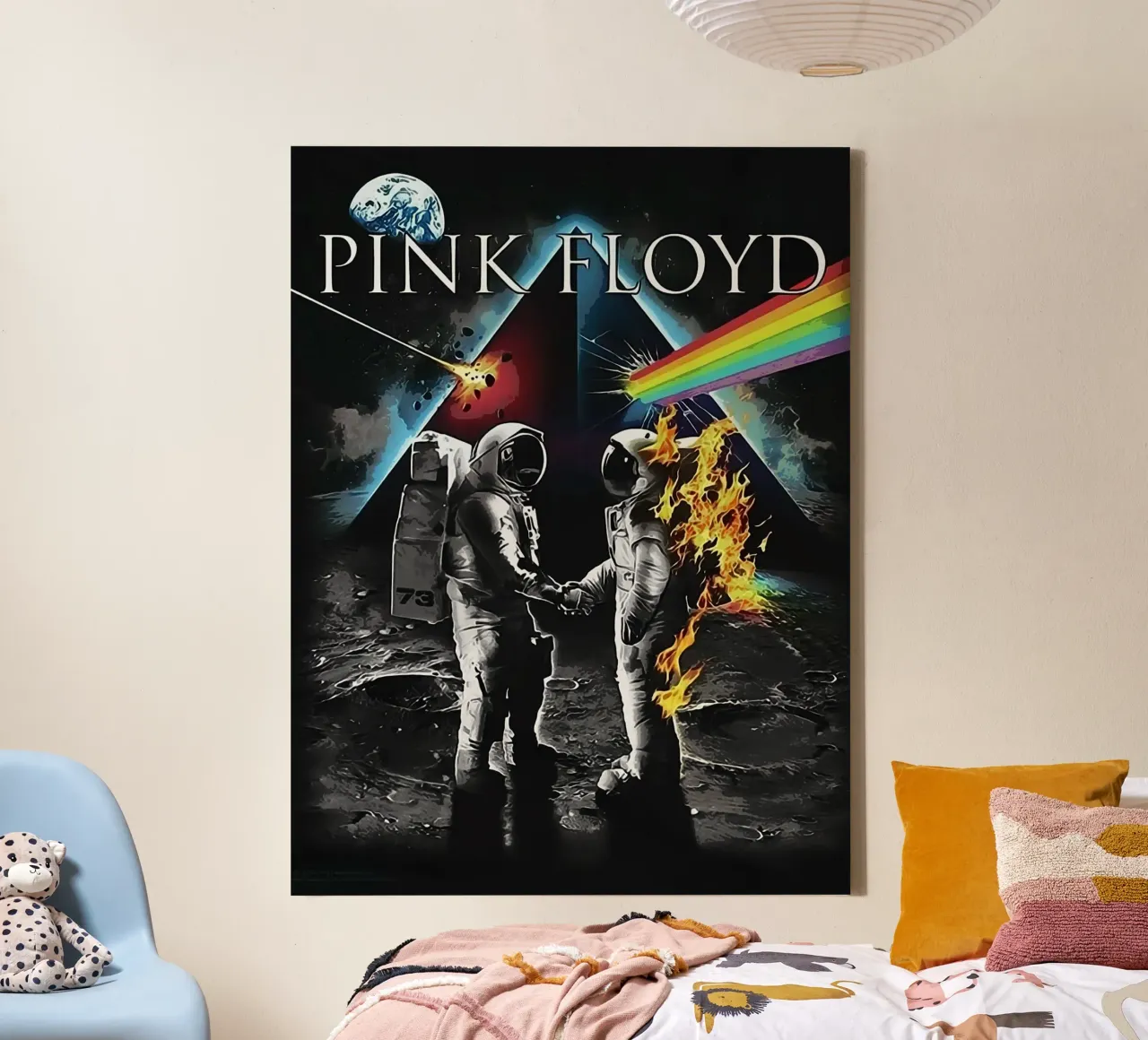 pink floyd band canvas by vanhesling