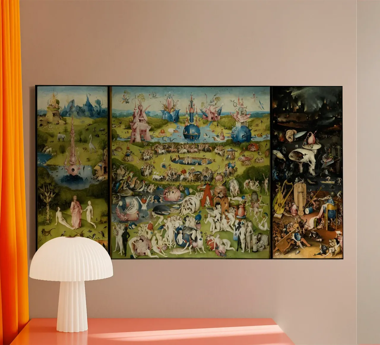 The Garden of Earthly Delights by Jheronimus Bosch canvas by 50 masterpieces