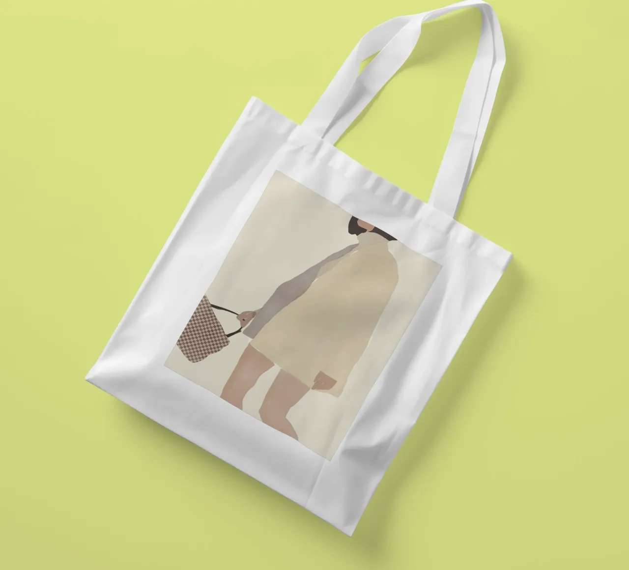 Figura di moda 02 borsa in juta da Little Dean
