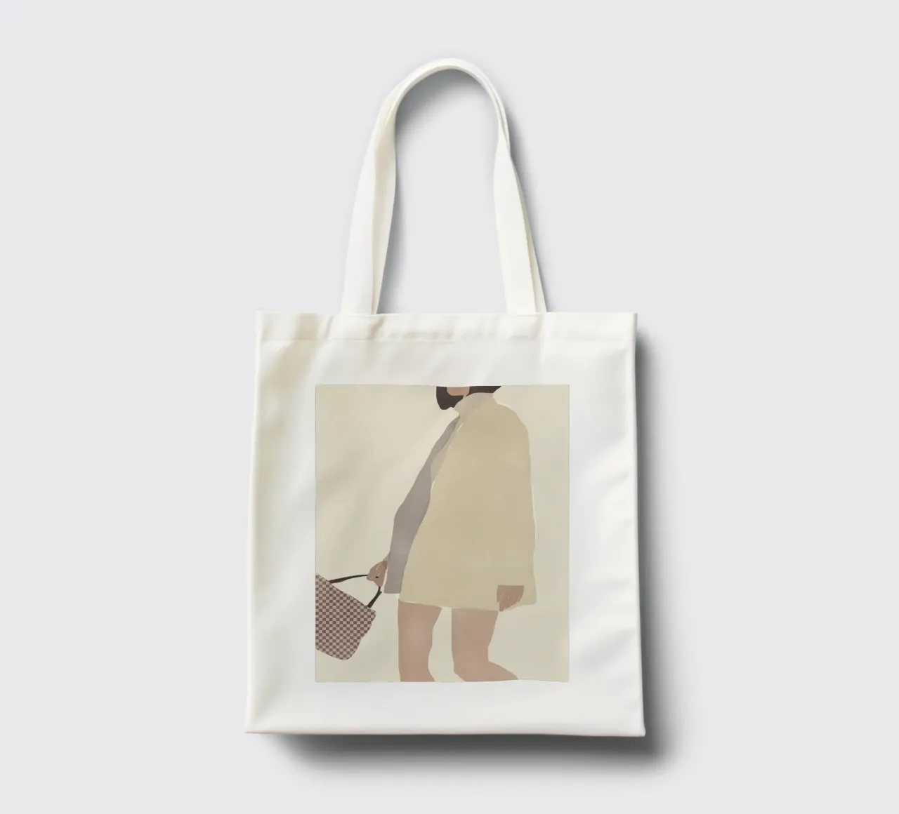 Figura di moda 02 borsa in juta da Little Dean