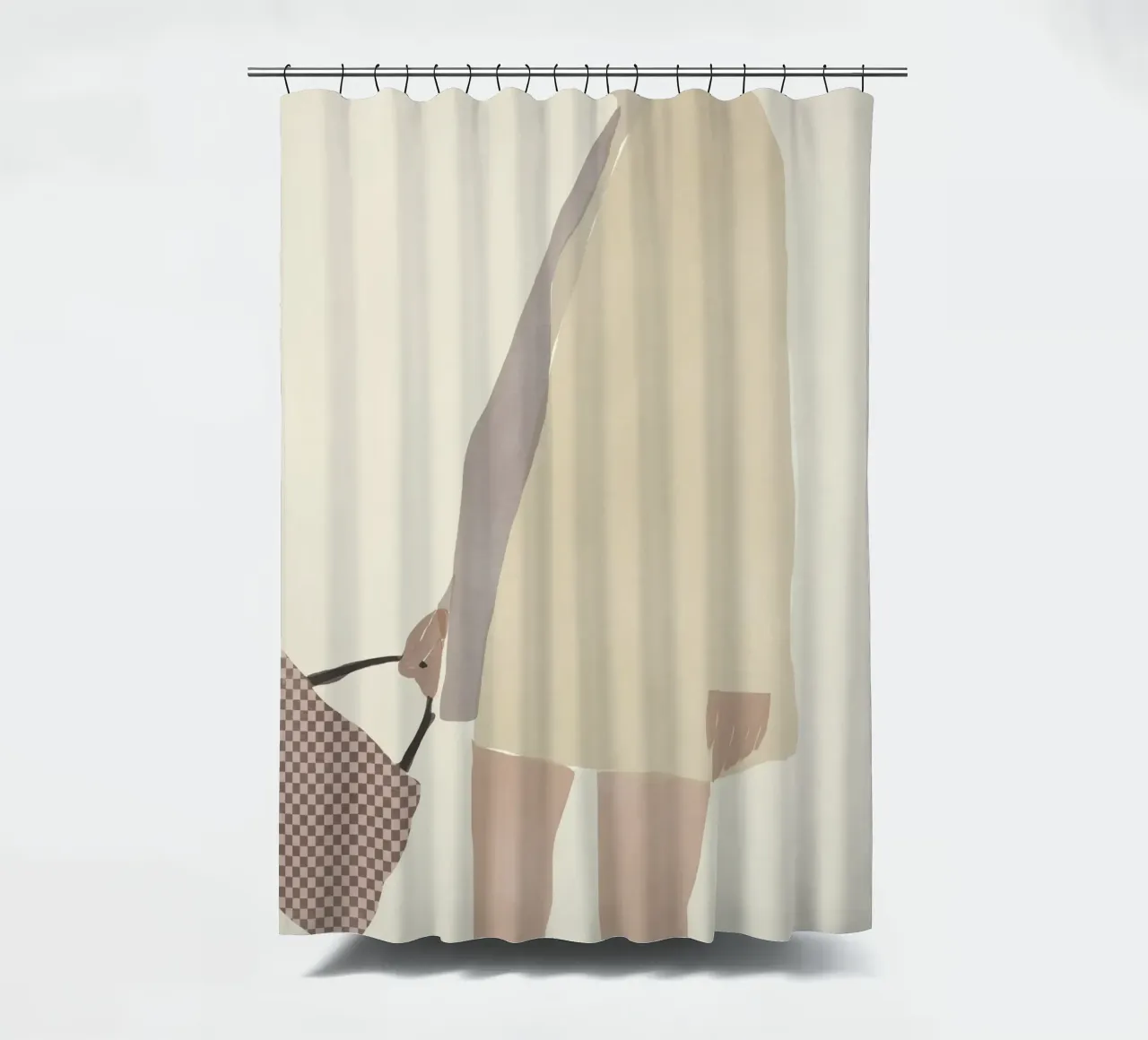 Figura di moda 02 tenda da doccia da Little Dean