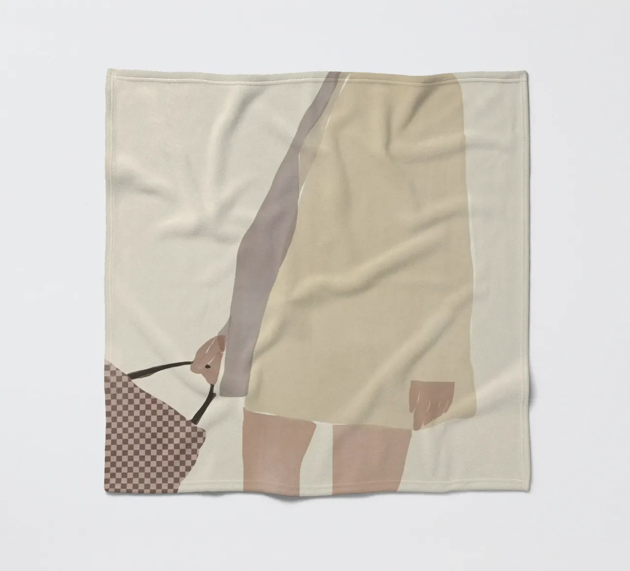 Figura di moda 02 coperta in pile da Little Dean