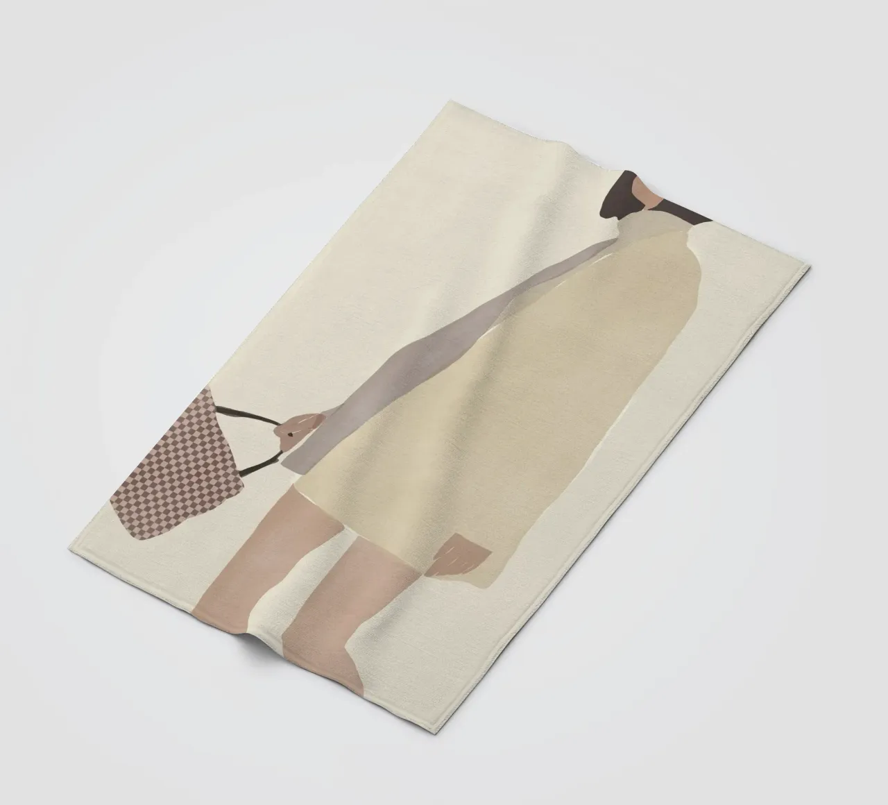 Figura di moda 02 coperta in pile da Little Dean
