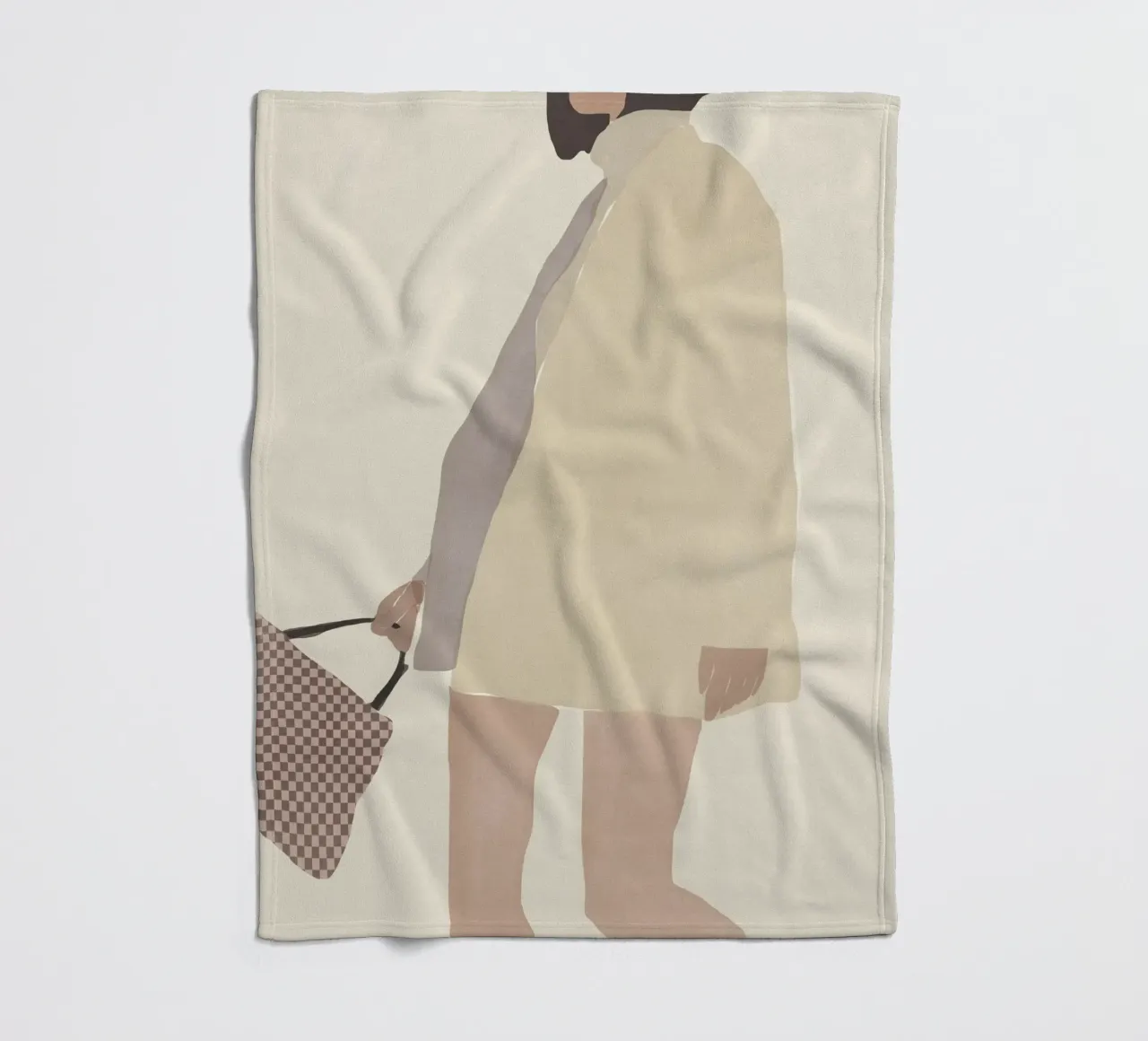 Figura di moda 02 coperta in pile da Little Dean