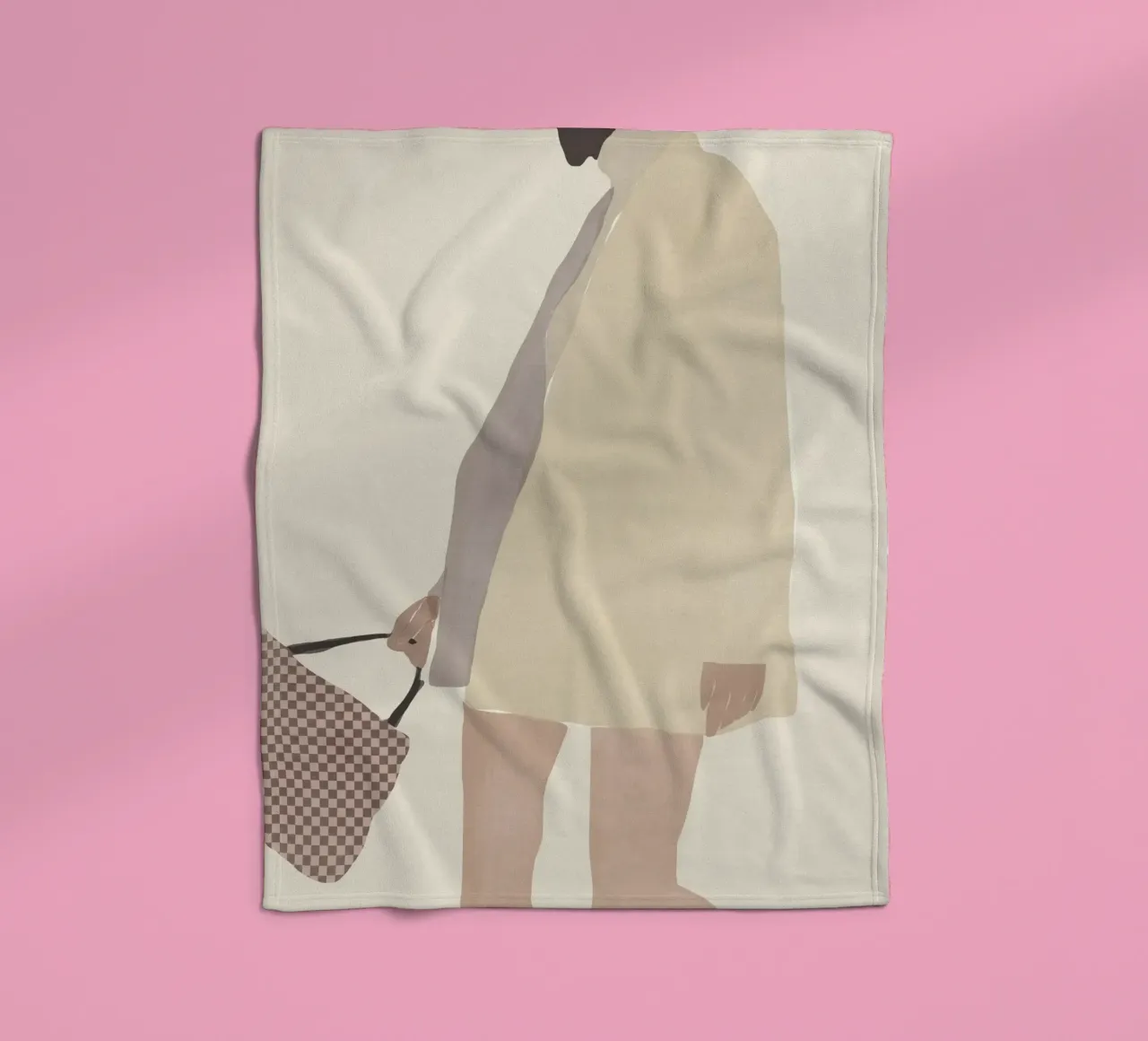 Figura di moda 02 coperta in pile da Little Dean