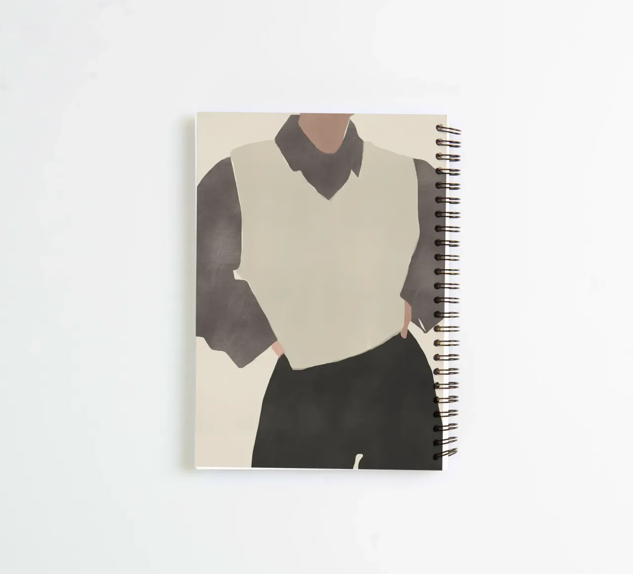 Fashion figure 04 spiral notebook by Little Dean