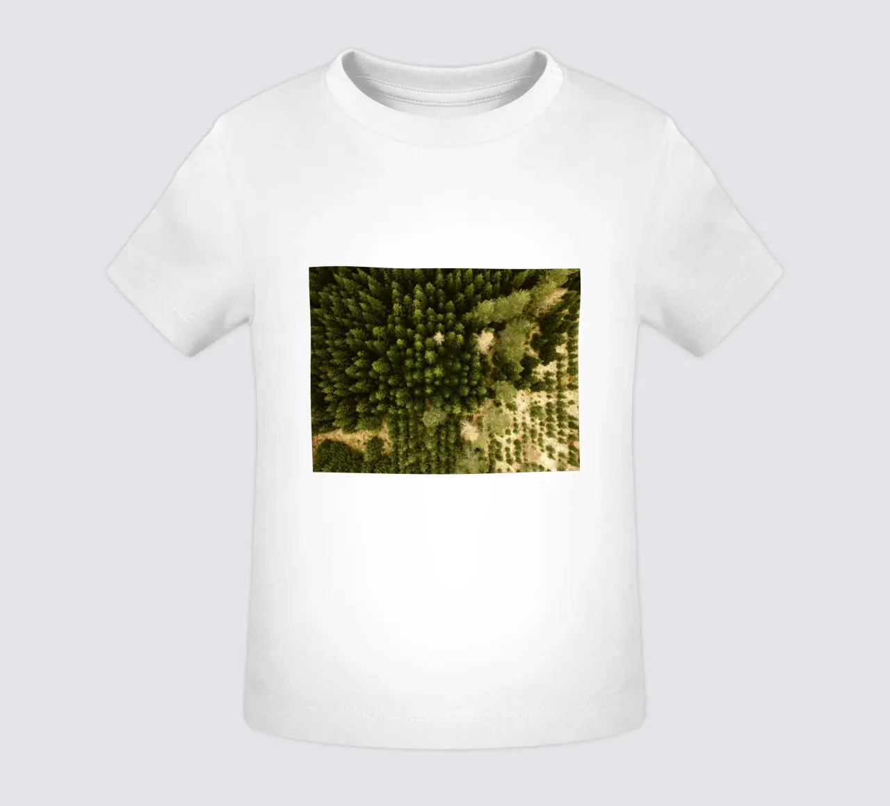 forest trees baby t-shirt by Earthly Visions