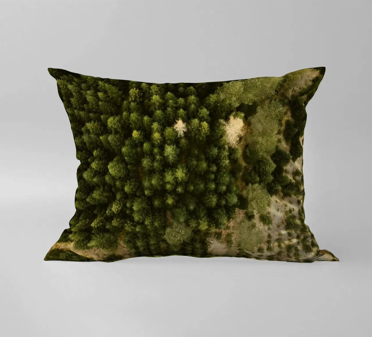 forest trees decorative cushion by Earthly Visions