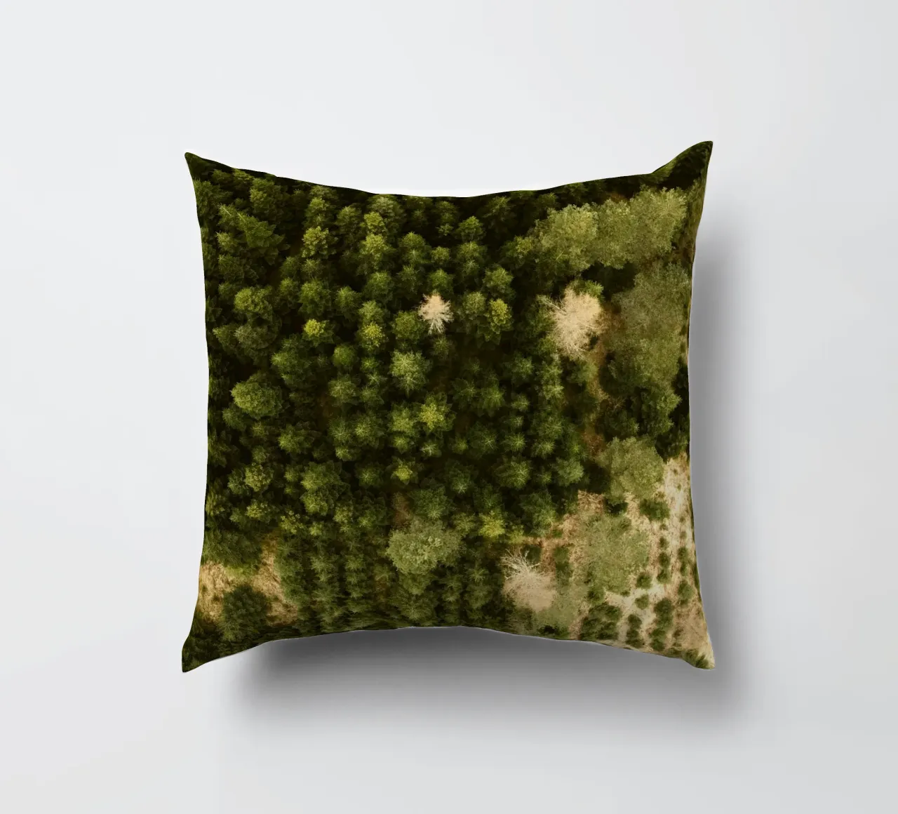 forest trees decorative cushion by Earthly Visions