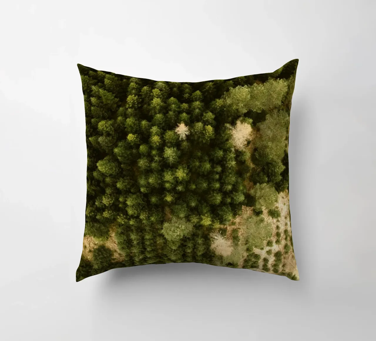forest trees decorative cushion by Earthly Visions