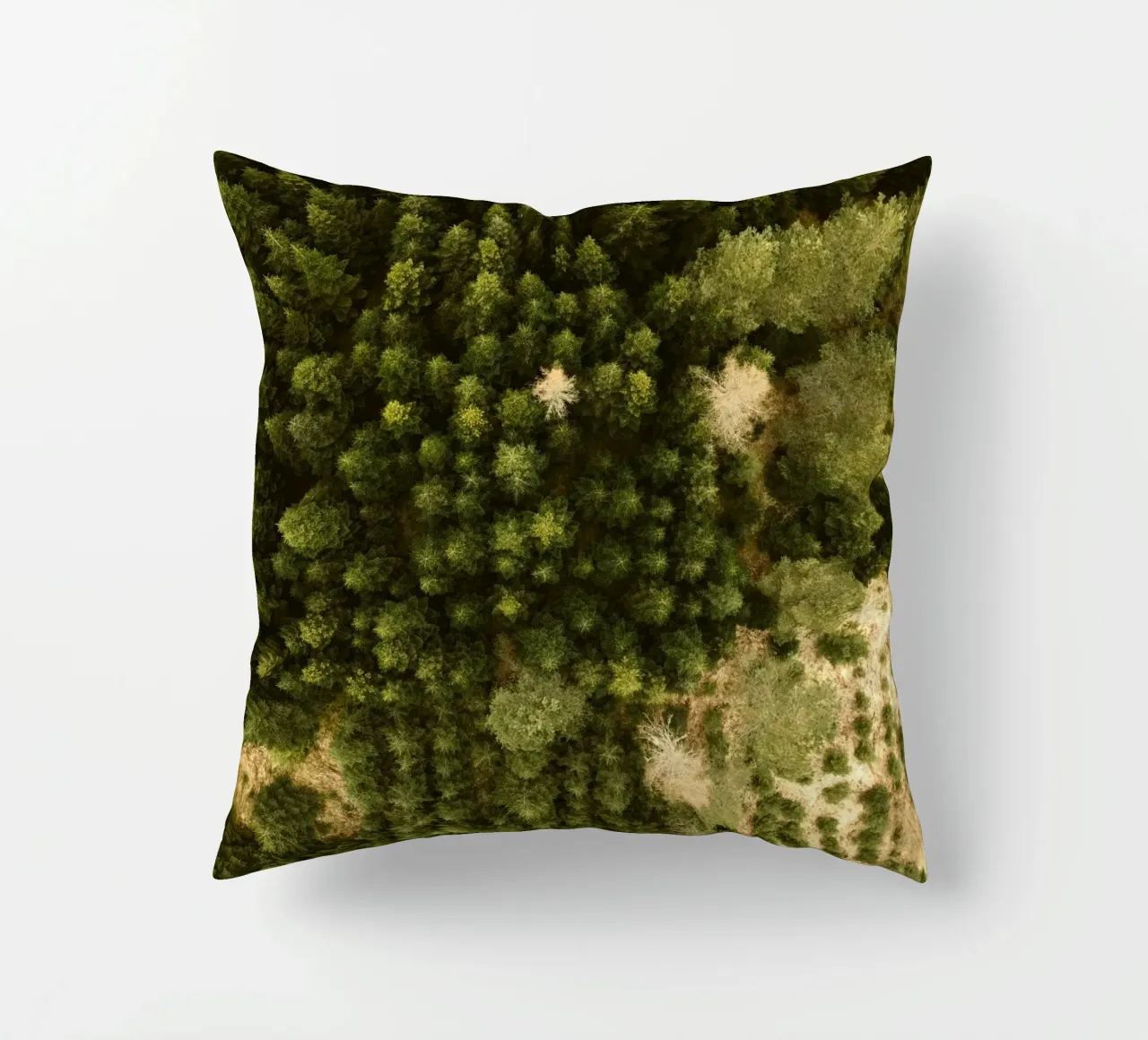 forest trees decorative cushion by Earthly Visions