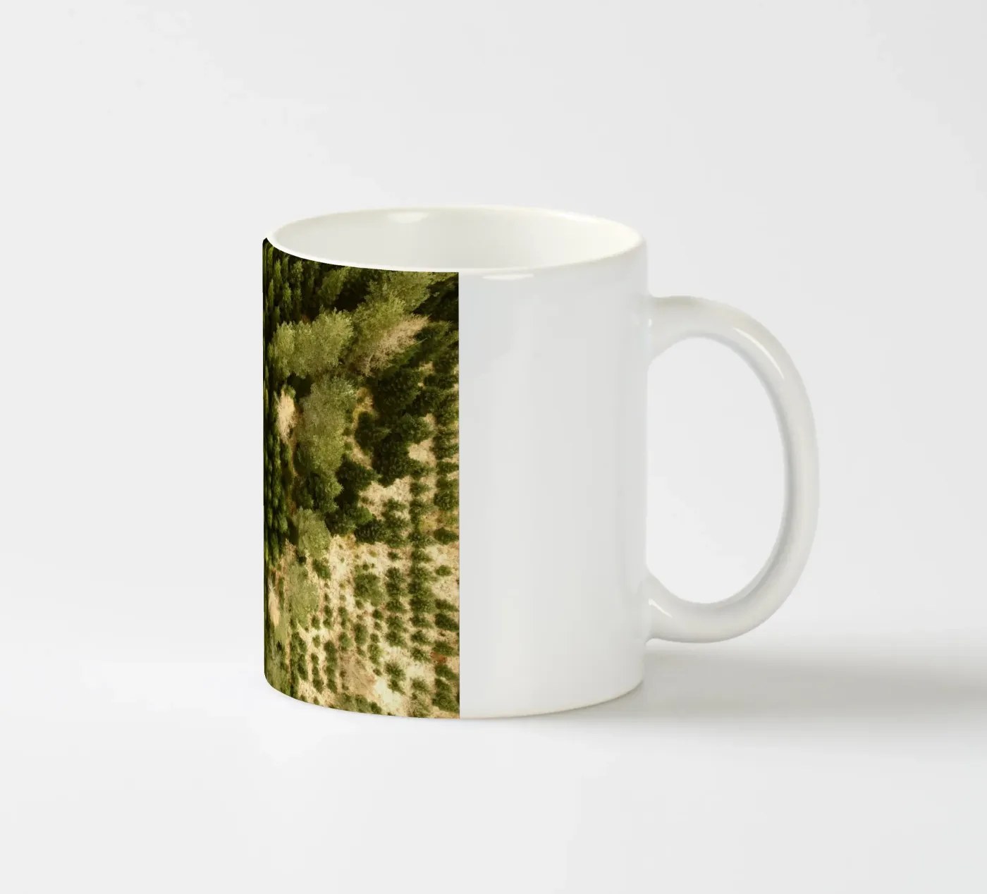 forest trees ceramic mug by Earthly Visions