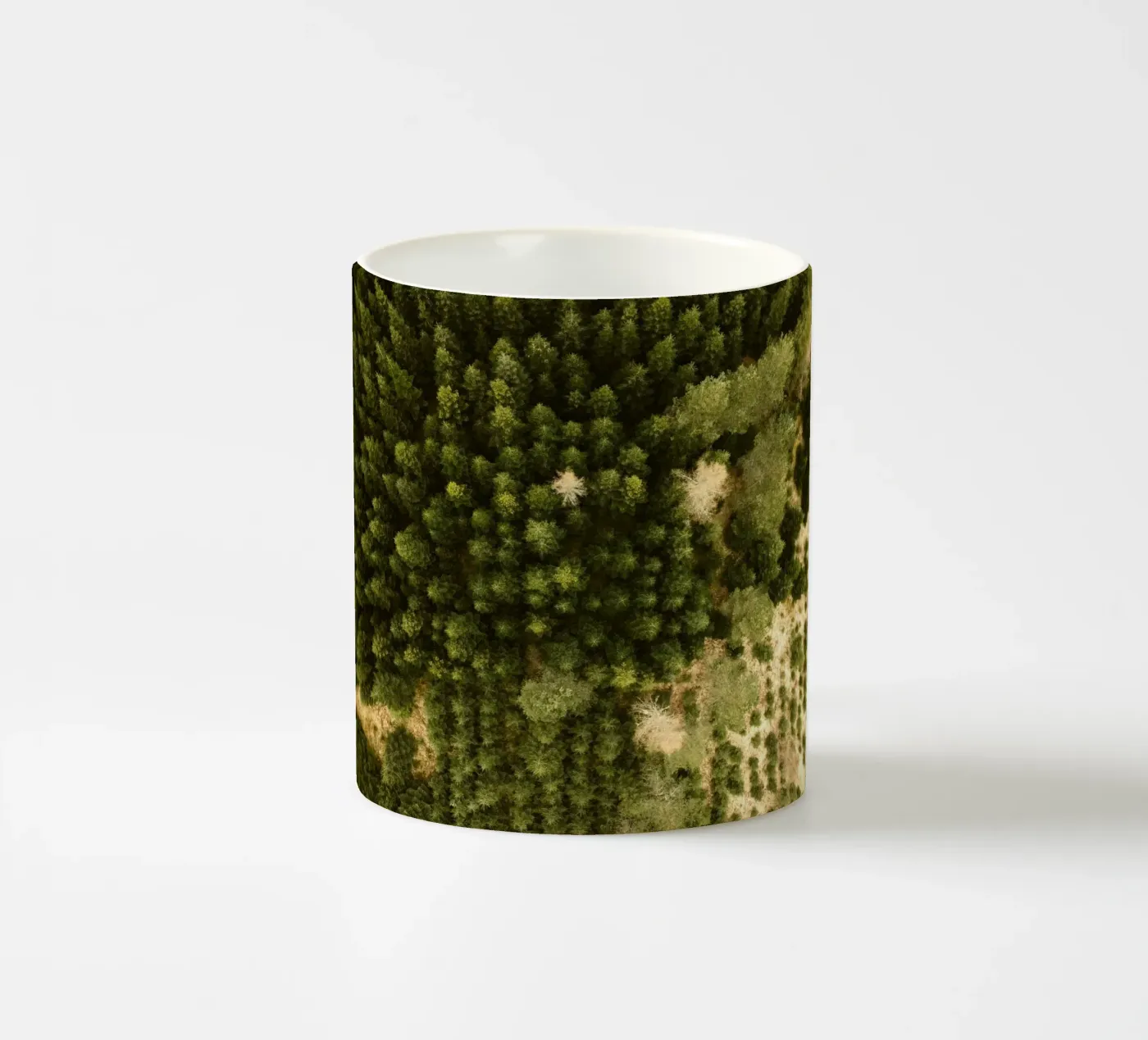 forest trees ceramic mug by Earthly Visions