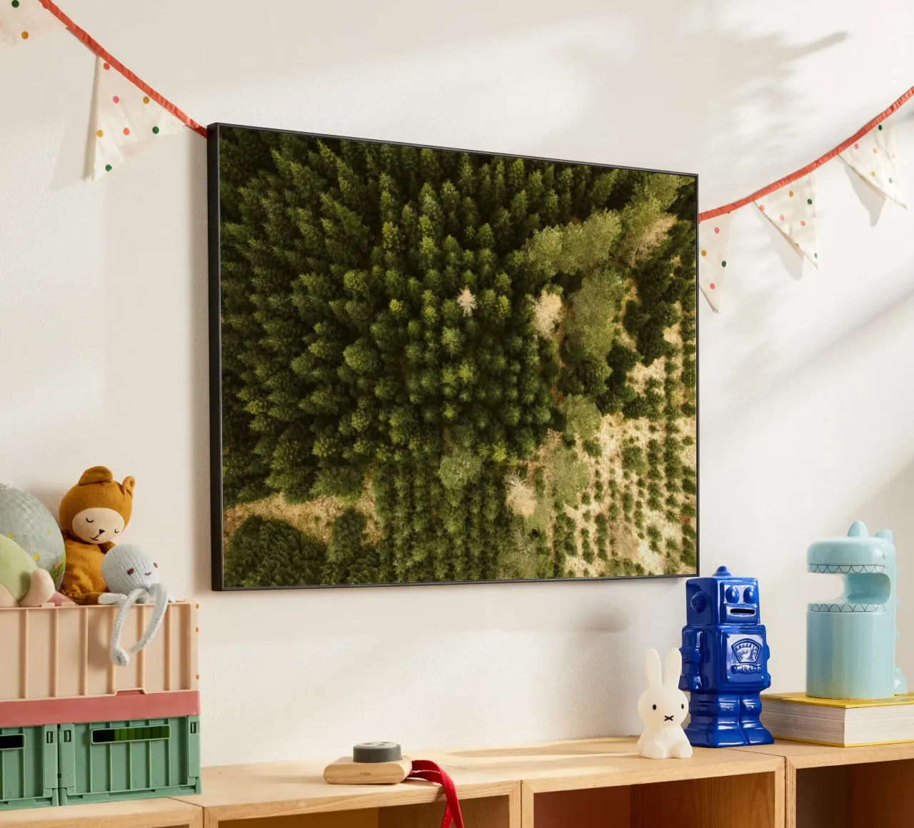 bosbomen aluminium-dibond van Earthly Visions